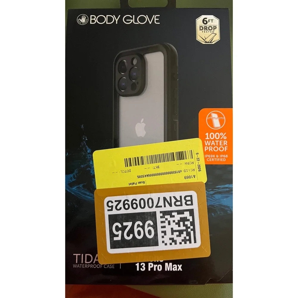 Body Glove Tidal Phone Case iPhone 13 Pro Max Black Waterproof Rugged New